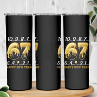 67 Six Seven Meme Skinny Tumbler Happy New Year 2026 - Wonder Print Shop