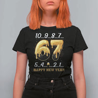 67 Six Seven Meme T Shirt For Women Happy New Year 2026 - Wonder Print Shop