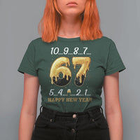 67 Six Seven Meme T Shirt For Women Happy New Year 2026 - Wonder Print Shop