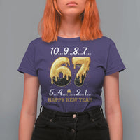67 Six Seven Meme T Shirt For Women Happy New Year 2026 - Wonder Print Shop