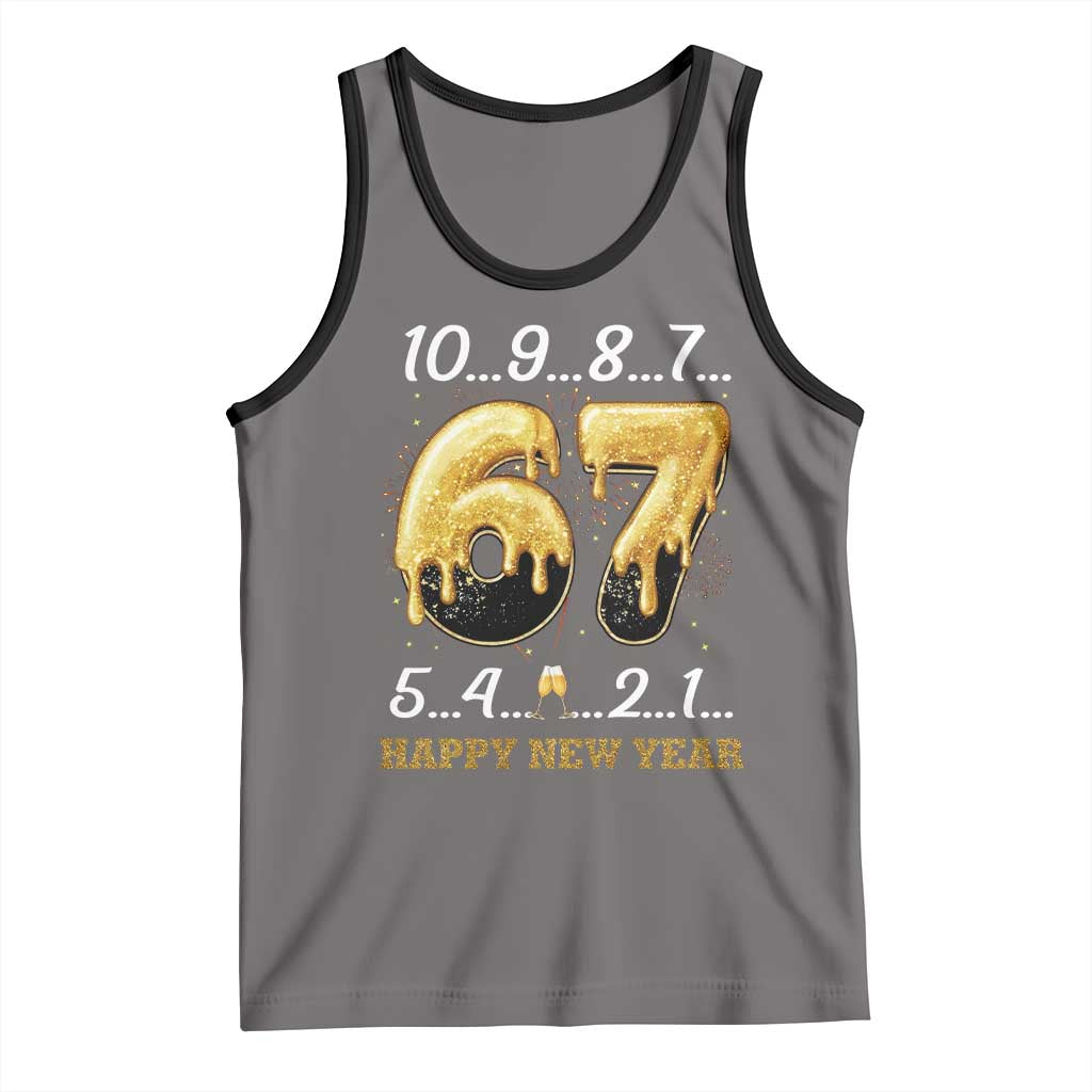 67 Six Seven Meme Tank Top Happy New Year 2026 - Wonder Print Shop