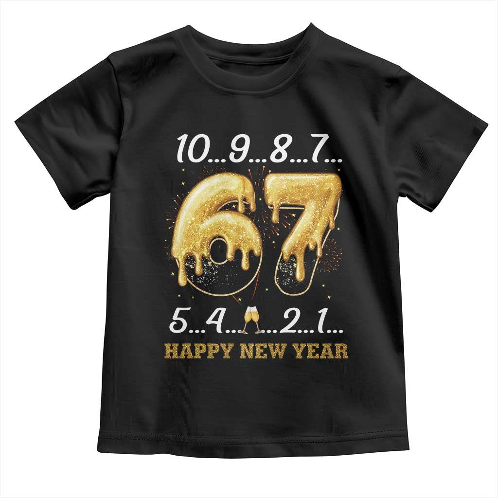 67 Six Seven Meme Toddler T Shirt Happy New Year 2026 - Wonder Print Shop