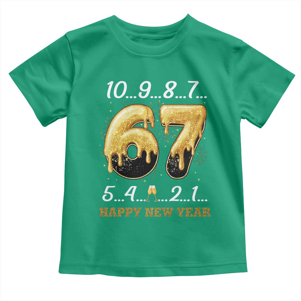 67 Six Seven Meme Toddler T Shirt Happy New Year 2026 - Wonder Print Shop