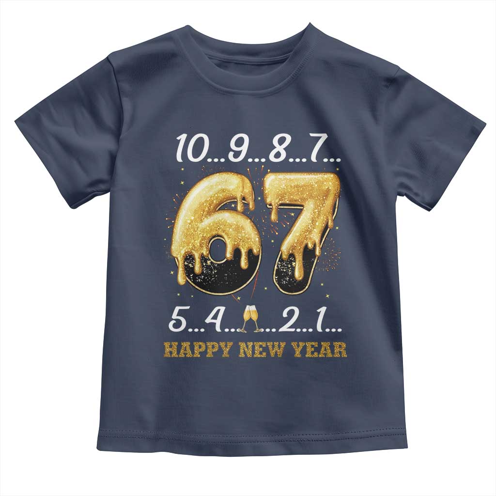67 Six Seven Meme Toddler T Shirt Happy New Year 2026 - Wonder Print Shop