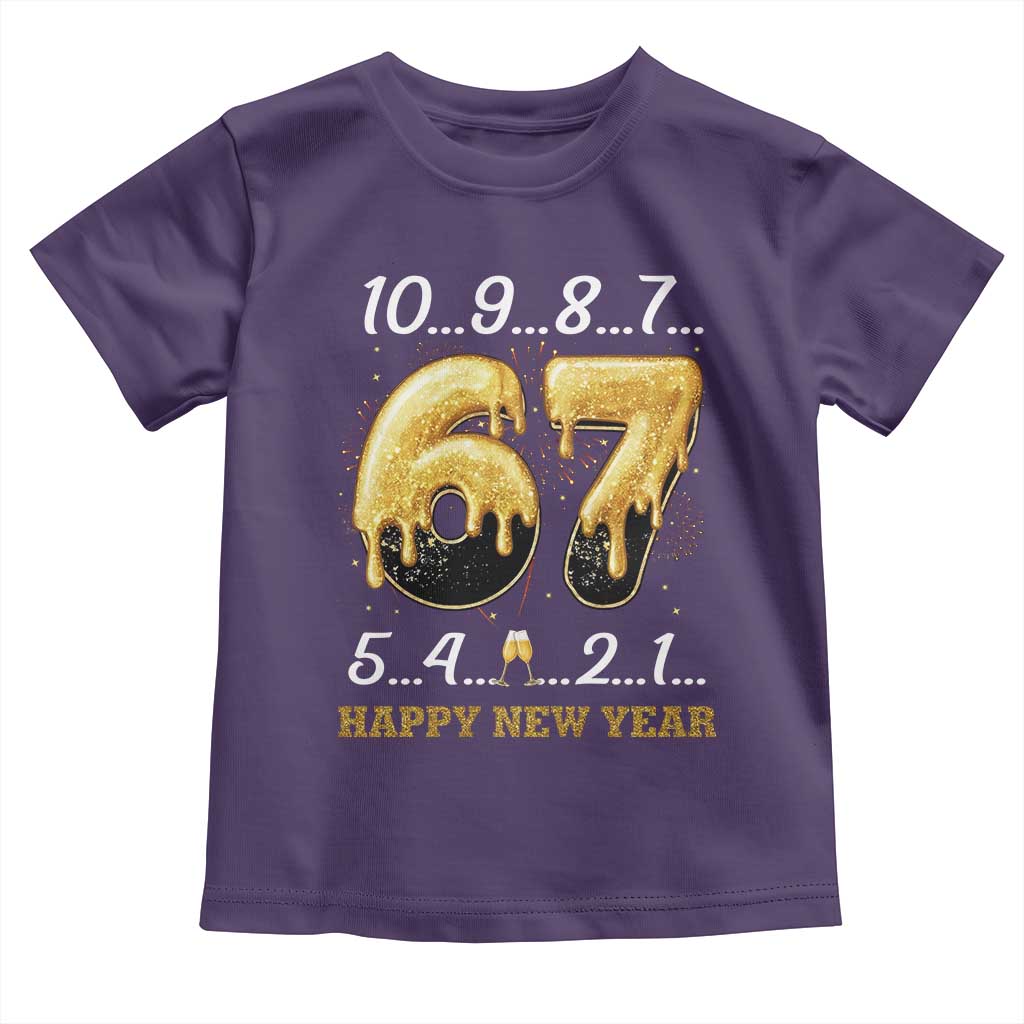 67 Six Seven Meme Toddler T Shirt Happy New Year 2026 - Wonder Print Shop