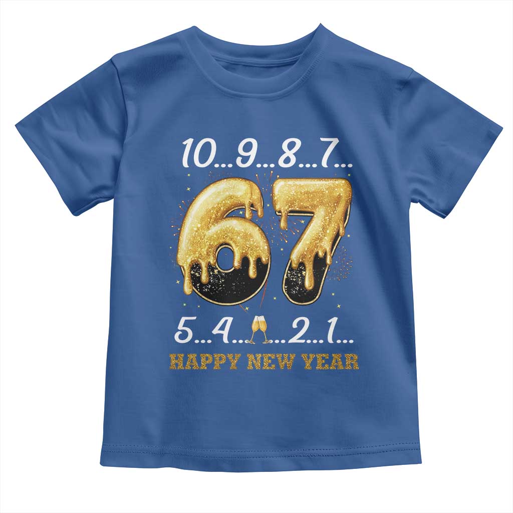 67 Six Seven Meme Toddler T Shirt Happy New Year 2026 - Wonder Print Shop