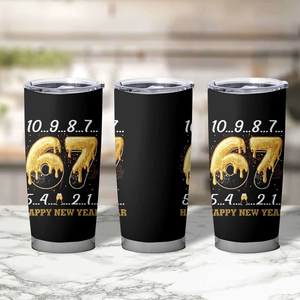 67 Six Seven Meme Tumbler Cup Happy New Year 2026 - Wonder Print Shop