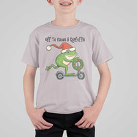 Off To Cause A Kerfuffle T Shirt For Kid Funny Frog Christmas Meme Weirdcore - Wonder Print Shop