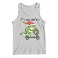Off To Cause A Kerfuffle Tank Top Funny Frog Christmas Meme Weirdcore - Wonder Print Shop