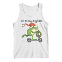Off To Cause A Kerfuffle Tank Top Funny Frog Christmas Meme Weirdcore - Wonder Print Shop