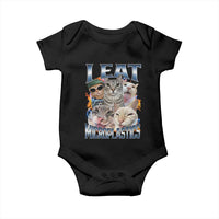 Funny Cat Meme Baby Onesie I Eat Microplastics - Wonder Print Shop