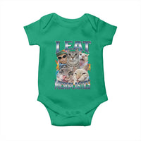 Funny Cat Meme Baby Onesie I Eat Microplastics - Wonder Print Shop