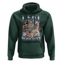 Funny Cat Meme Hoodie I Eat Microplastics - Wonder Print Shop