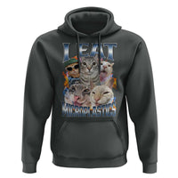 Funny Cat Meme Hoodie I Eat Microplastics - Wonder Print Shop