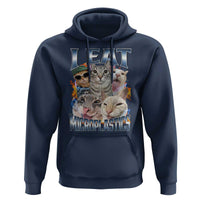 Funny Cat Meme Hoodie I Eat Microplastics - Wonder Print Shop
