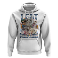 Funny Cat Meme Hoodie I Eat Microplastics - Wonder Print Shop