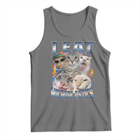 Funny Cat Meme Tank Top I Eat Microplastics - Wonder Print Shop