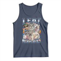 Funny Cat Meme Tank Top I Eat Microplastics - Wonder Print Shop