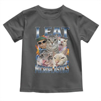 Funny Cat Meme Toddler T Shirt I Eat Microplastics - Wonder Print Shop