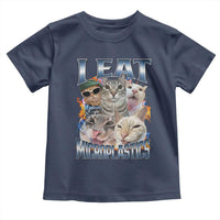 Funny Cat Meme Toddler T Shirt I Eat Microplastics - Wonder Print Shop