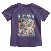 Funny Cat Meme Toddler T Shirt I Eat Microplastics - Wonder Print Shop