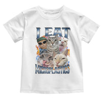 Funny Cat Meme Toddler T Shirt I Eat Microplastics - Wonder Print Shop