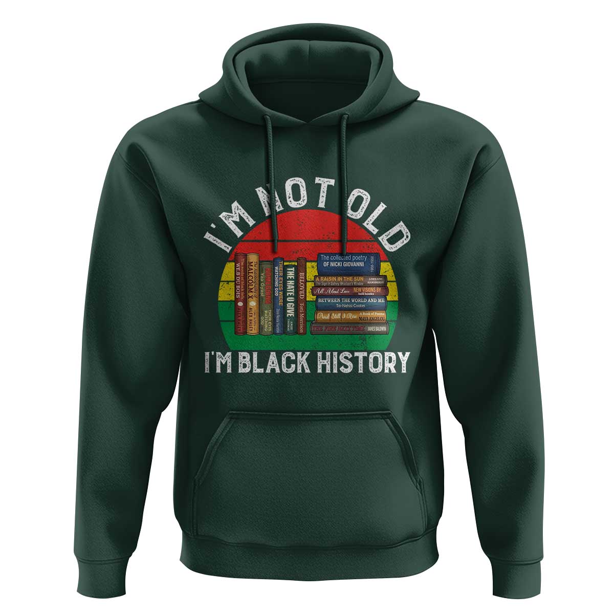 Black History Month Hoodie I Am Not Old I Am Black History Month - Wonder Print Shop