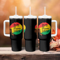 Black Woman Empowerment Tumbler With Handle The Sun Does Not Ask Permission To Shine - Wonder Print Shop