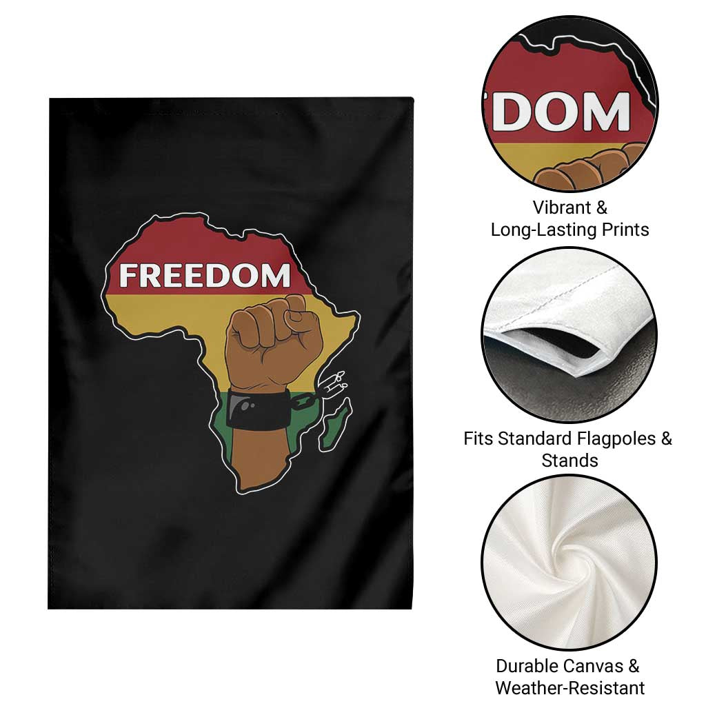 Africa Freedom Liberation Black Power Garden Flag - Wonder Print Shop
