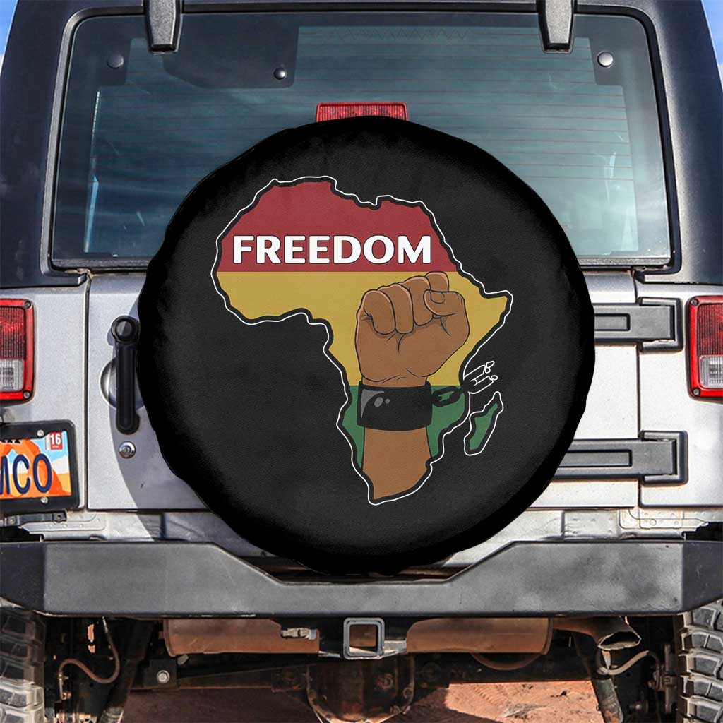 Africa Freedom Liberation Black Power Spare Tire Cover - Wonder Print Shop