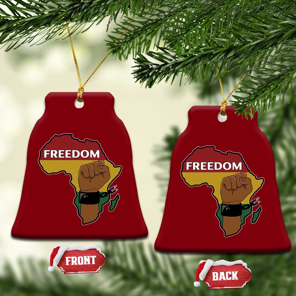 Africa Freedom Liberation Black Power Ceramic Ornament - Wonder Print Shop