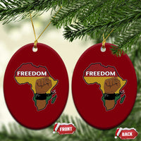 Africa Freedom Liberation Black Power Ceramic Ornament - Wonder Print Shop
