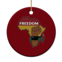 Africa Freedom Liberation Black Power Ceramic Ornament - Wonder Print Shop