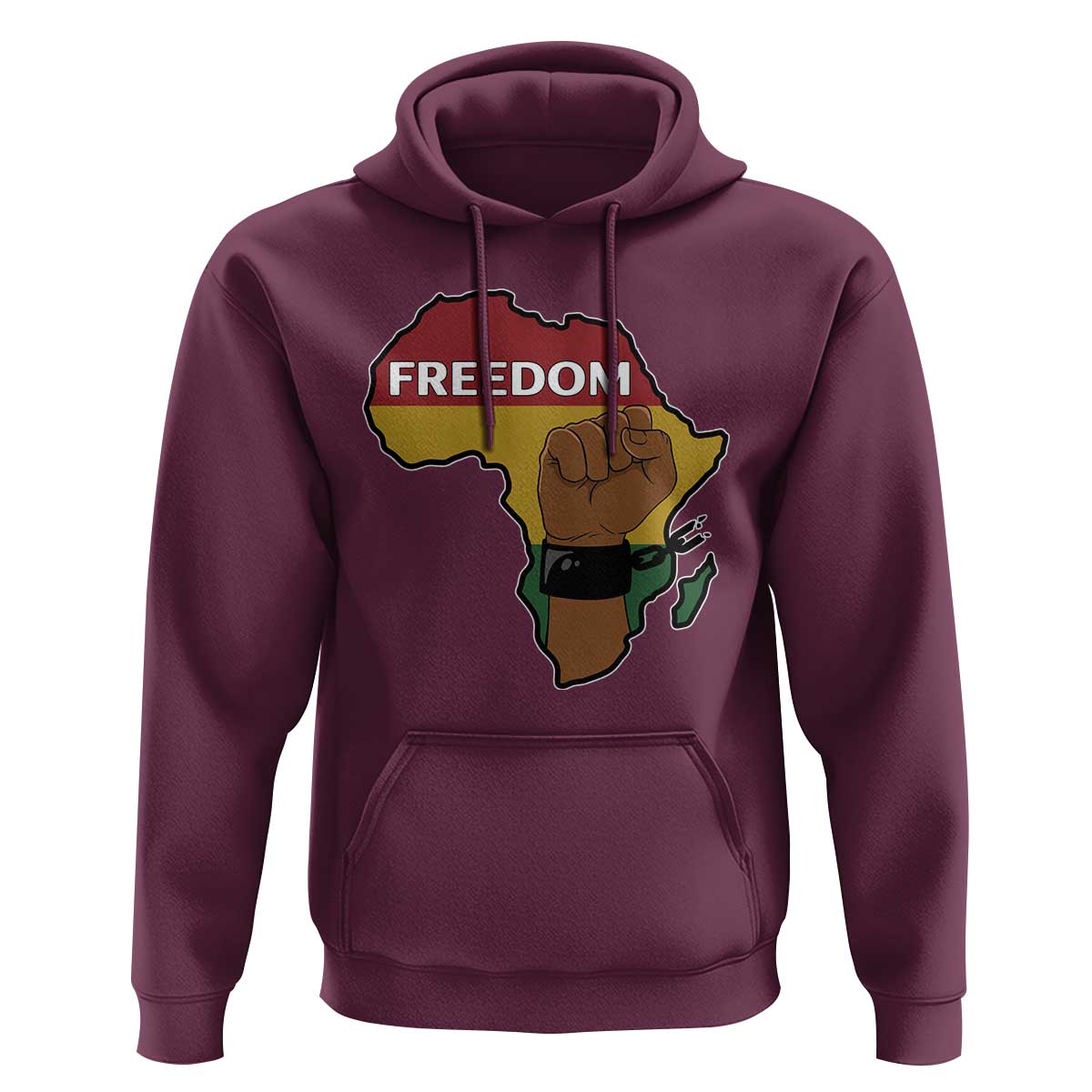 Africa Freedom Liberation Black Power Hoodie - Wonder Print Shop