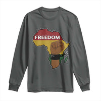 Africa Freedom Liberation Black Power Long Sleeve Shirt - Wonder Print Shop