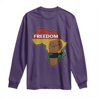 Africa Freedom Liberation Black Power Long Sleeve Shirt - Wonder Print Shop