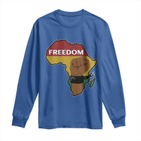 Africa Freedom Liberation Black Power Long Sleeve Shirt - Wonder Print Shop