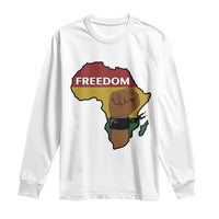 Africa Freedom Liberation Black Power Long Sleeve Shirt - Wonder Print Shop