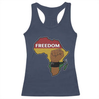 Africa Freedom Liberation Black Power Racerback Tank Top - Wonder Print Shop