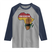 Africa Freedom Liberation Black Power Raglan Shirt - Wonder Print Shop