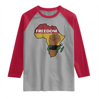 Africa Freedom Liberation Black Power Raglan Shirt - Wonder Print Shop