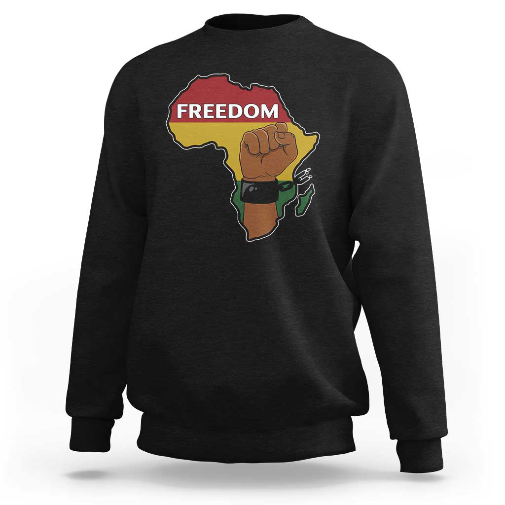 Africa Freedom Liberation Black Power Sweatshirt - Wonder Print Shop