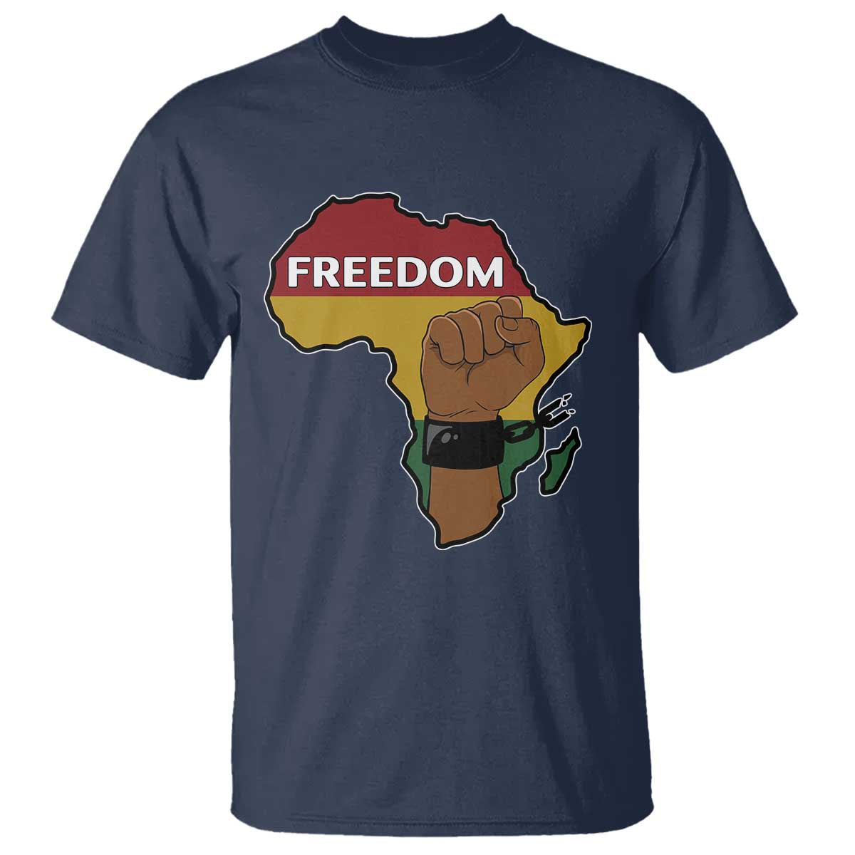 Africa Freedom Liberation Black Power T Shirt - Wonder Print Shop