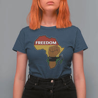 Africa Freedom Liberation Black Power T Shirt For Women - Wonder Print Shop