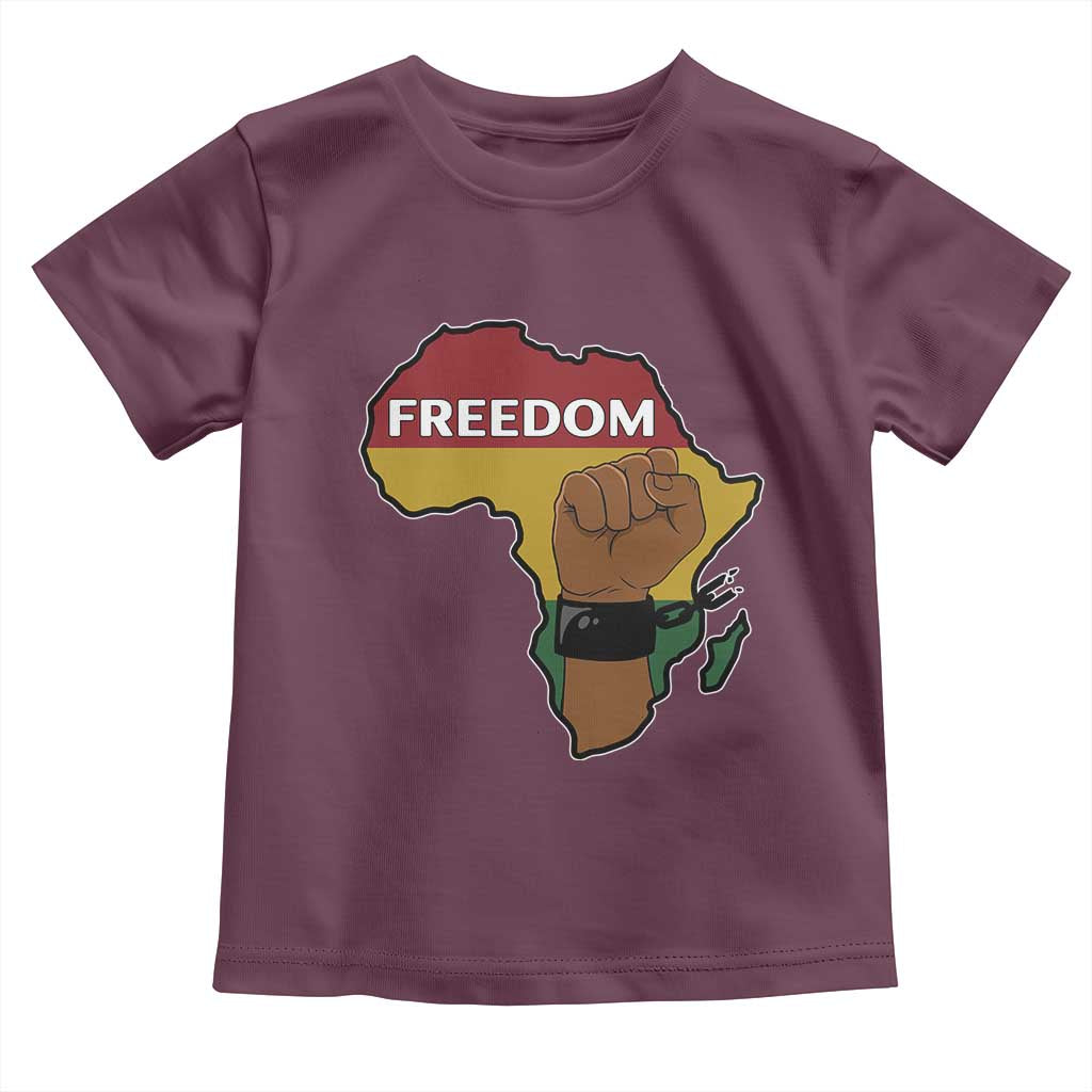 Africa Freedom Liberation Black Power Toddler T Shirt - Wonder Print Shop