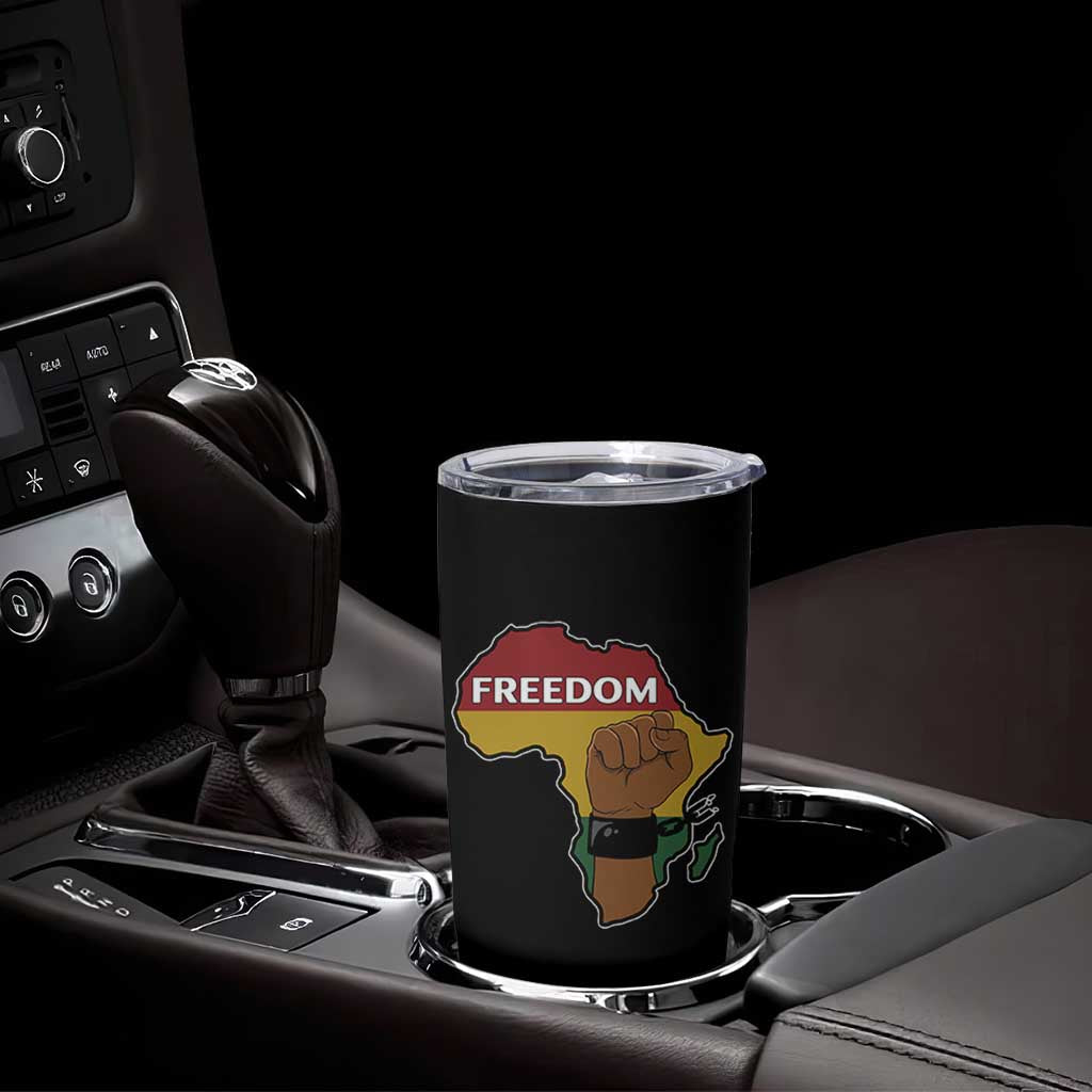 Africa Freedom Liberation Black Power Tumbler Cup - Wonder Print Shop