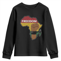 Africa Freedom Liberation Black Power Youth Sweatshirt - Wonder Print Shop