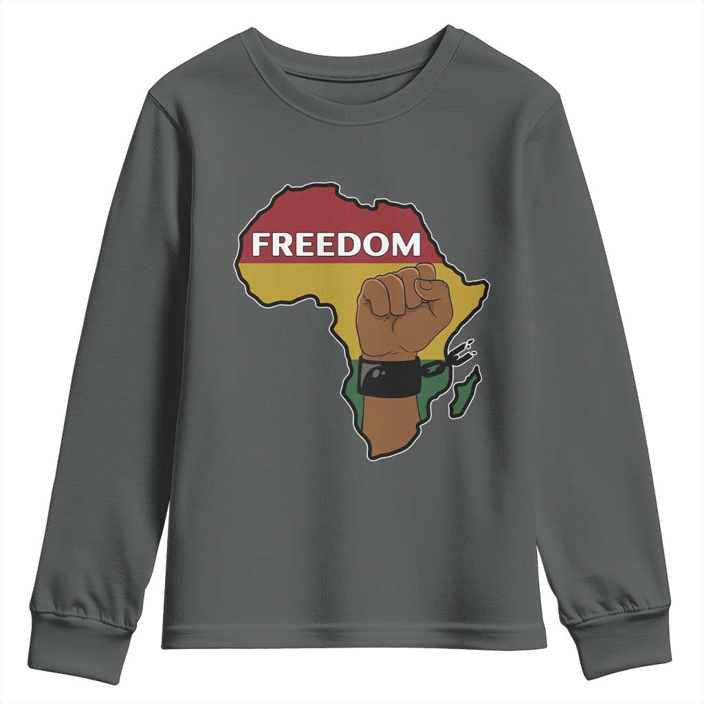 Africa Freedom Liberation Black Power Youth Sweatshirt - Wonder Print Shop
