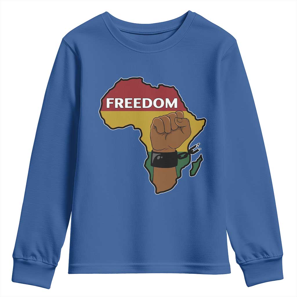 Africa Freedom Liberation Black Power Youth Sweatshirt - Wonder Print Shop