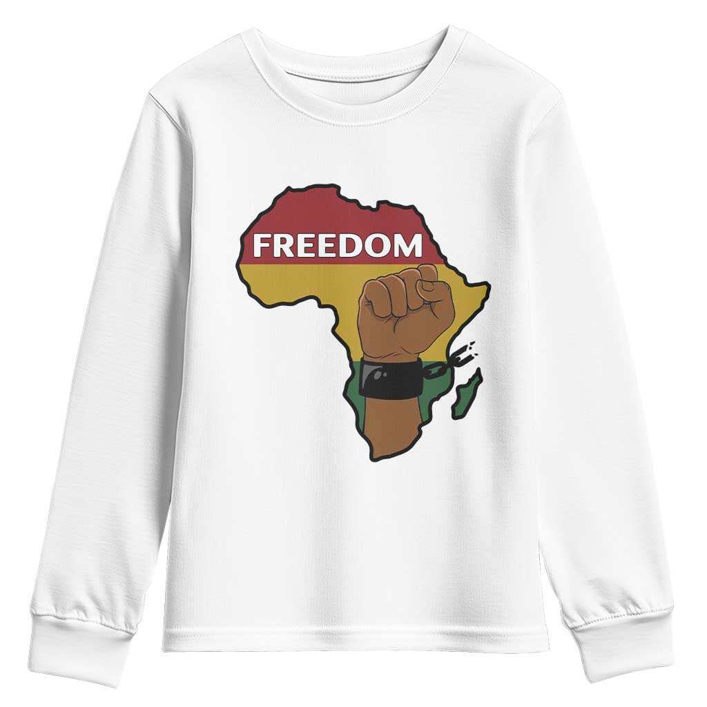Africa Freedom Liberation Black Power Youth Sweatshirt - Wonder Print Shop